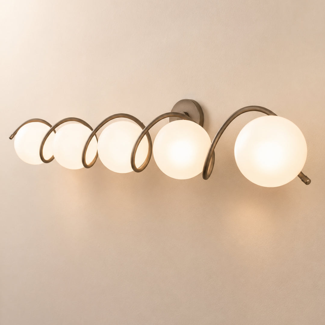 5 Light Spiral Pendent