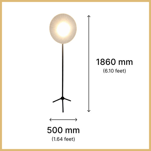 12W LED Sun Flower/tripod Standard Lamp
