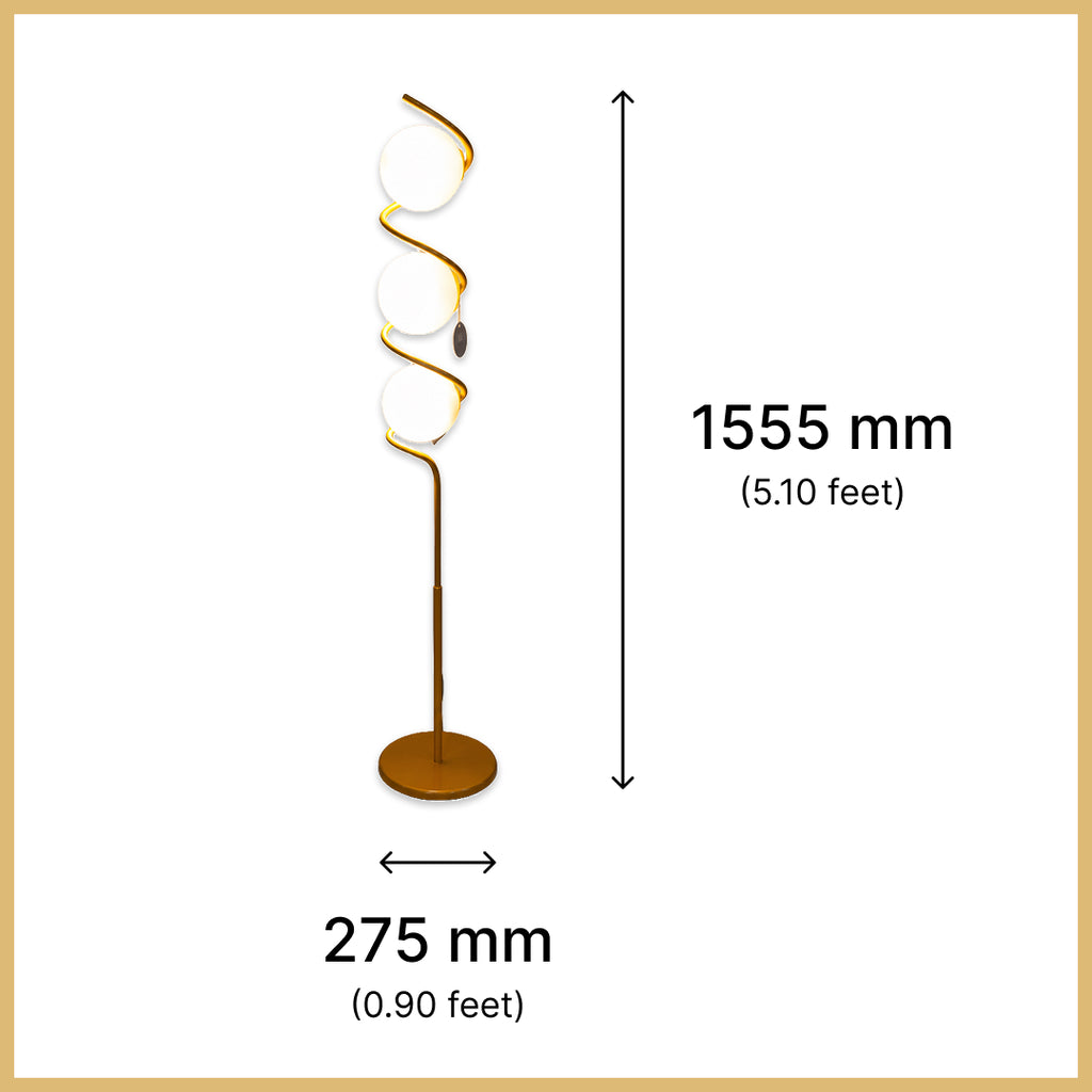 Spiral Standard lamp