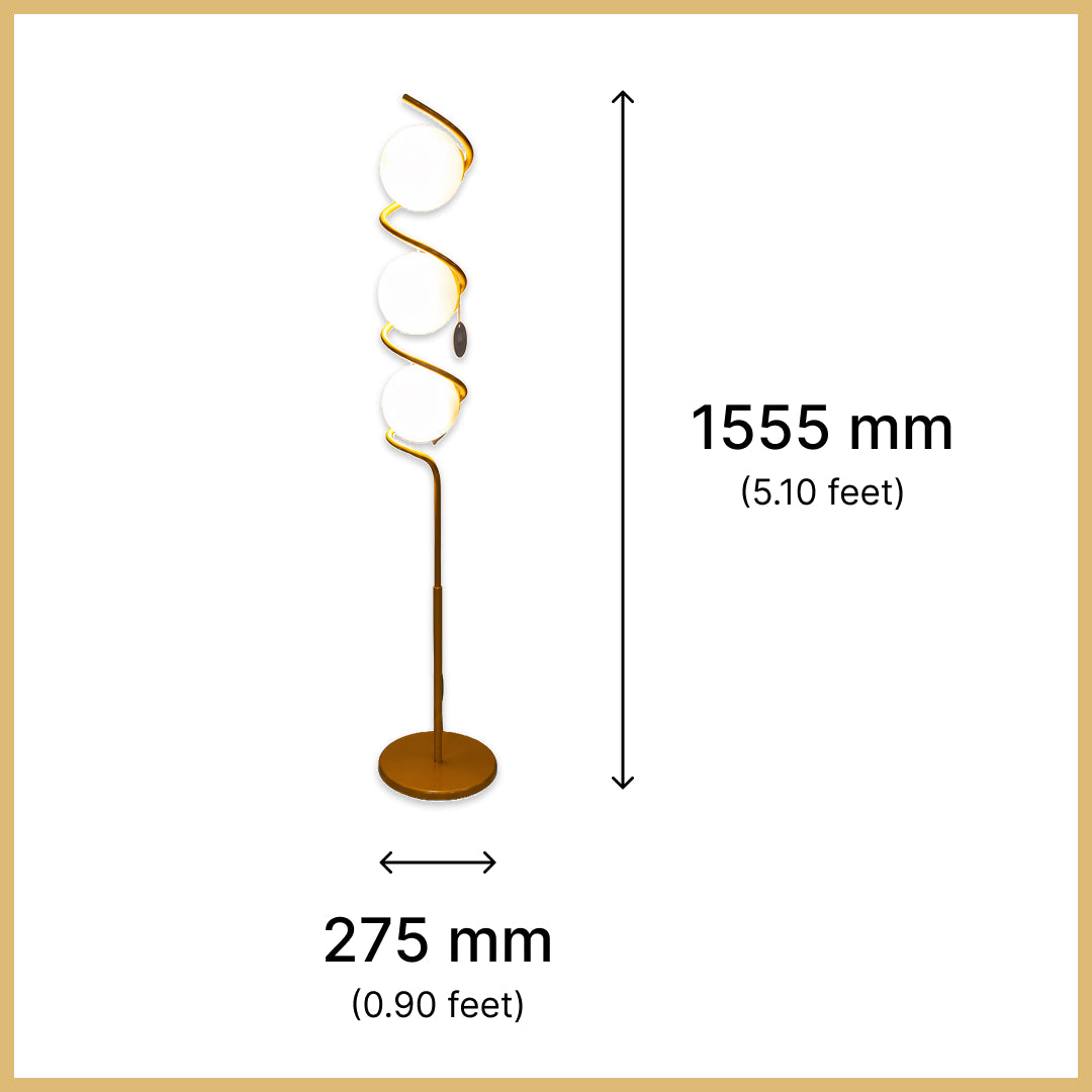 Spiral Standard lamp