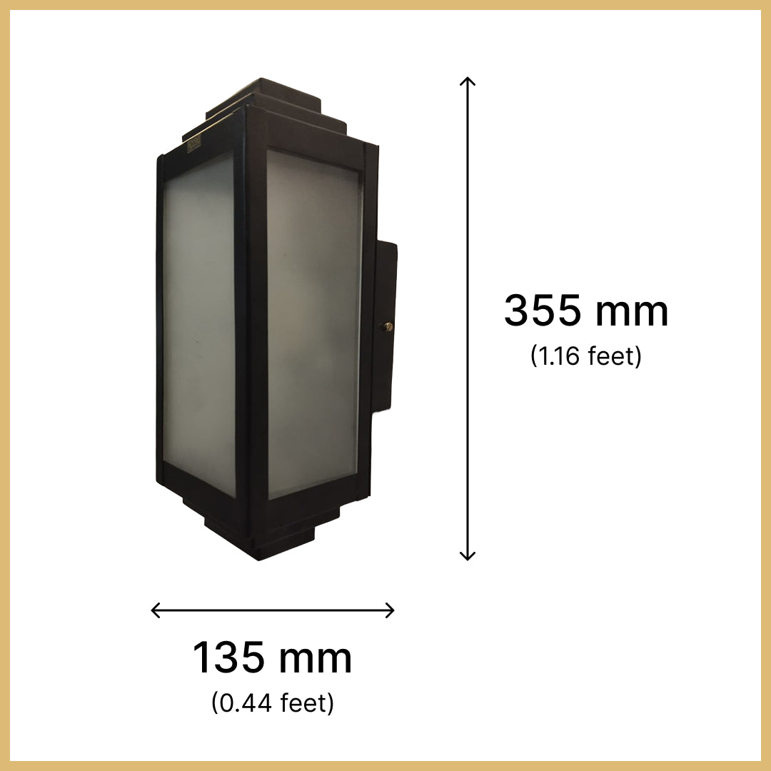 Welcome Wall Bracket Outdoor Light