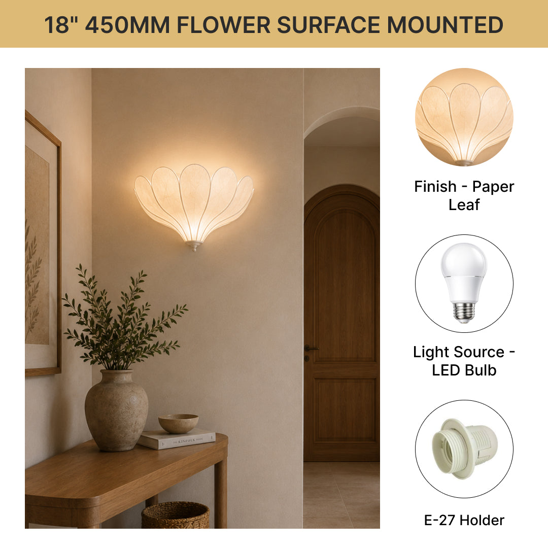 18” ,450mm Flower Surface Mounted