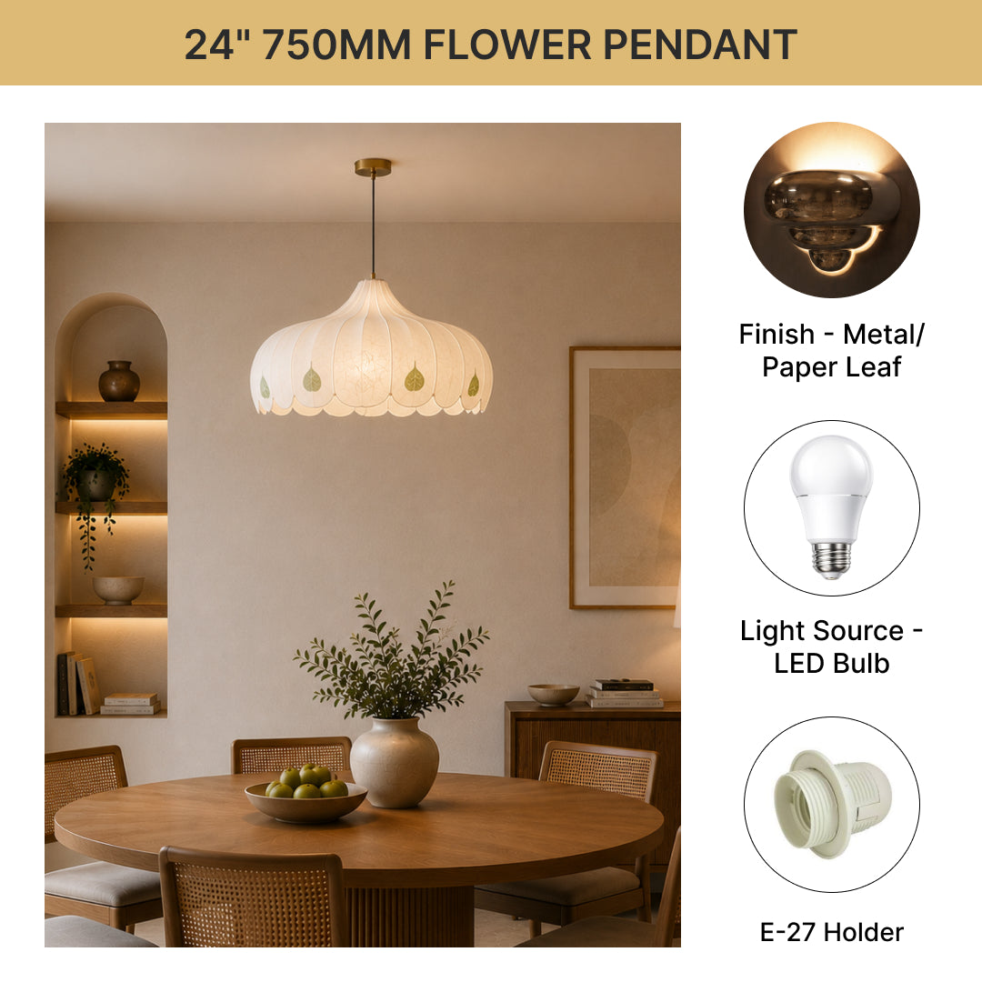 24”,750mm Flower   Pendent