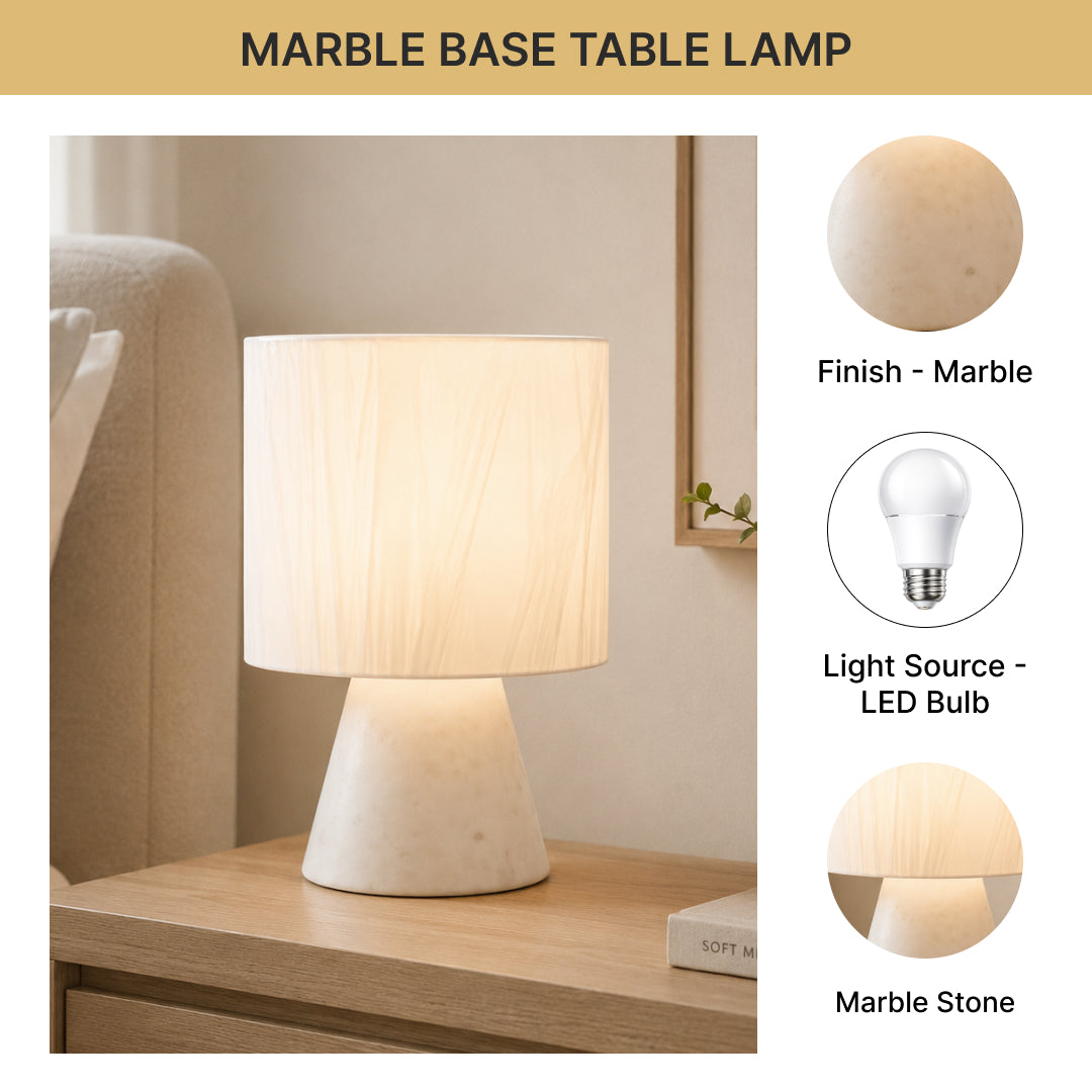Marble Base Table Lamp