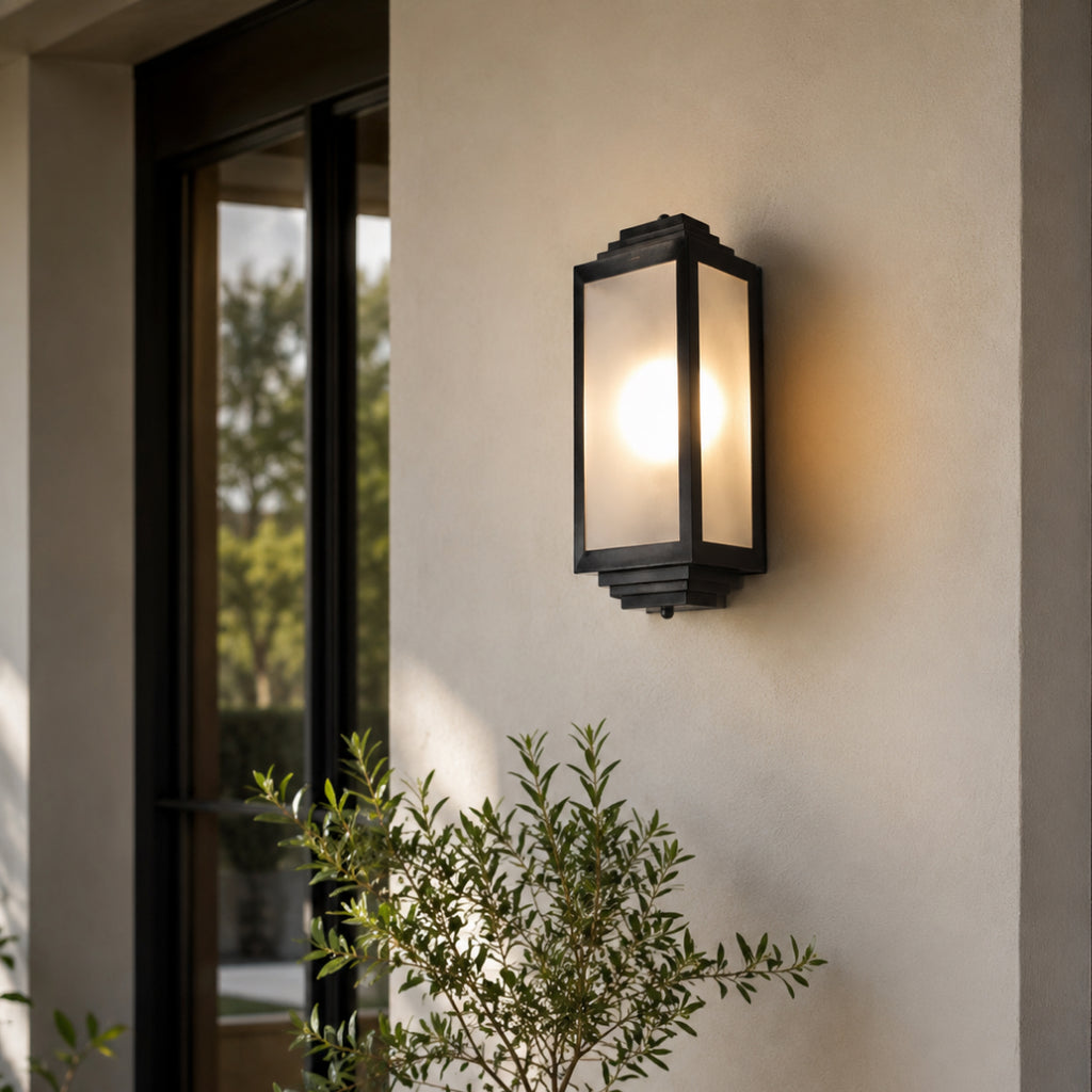 Welcome Wall Bracket Outdoor Light