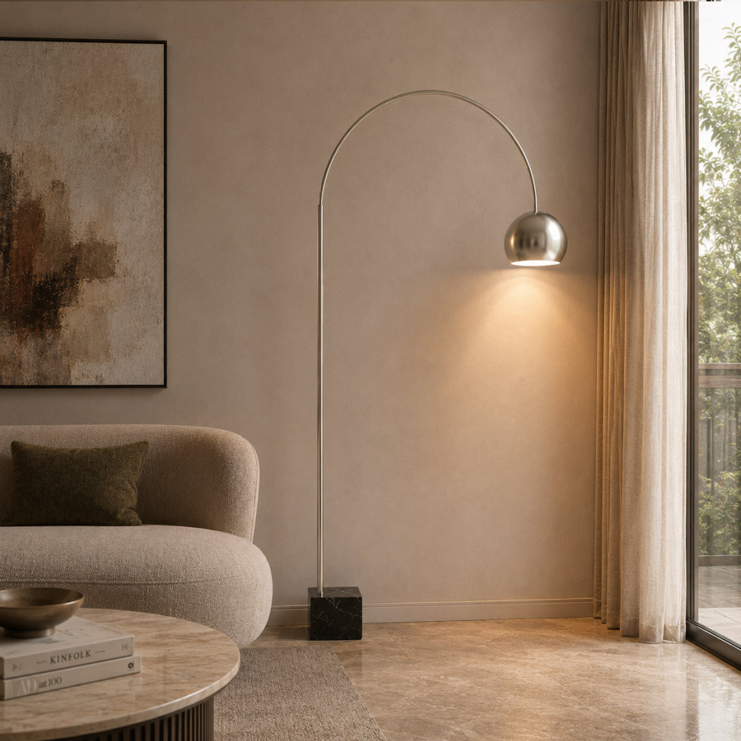 Arch Floor lamp with Dome shade