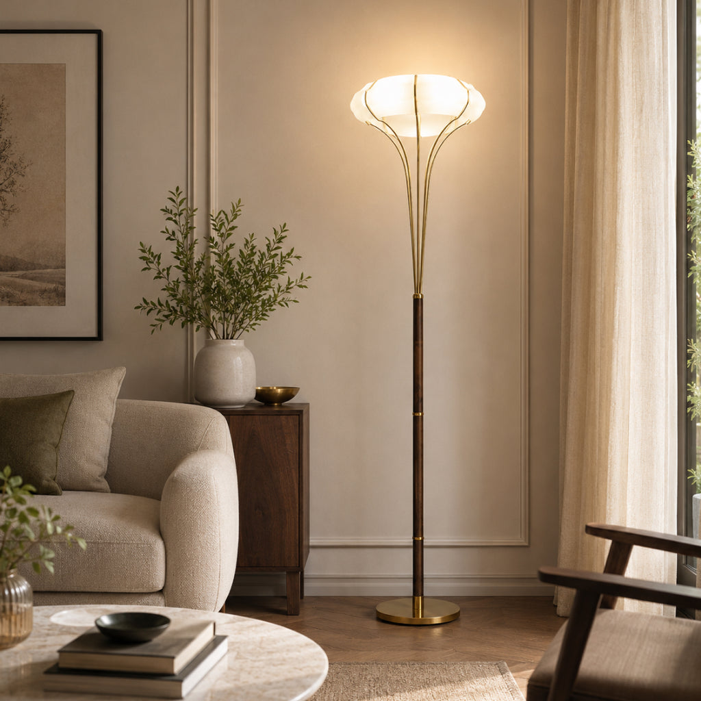 Flower Floor Lamp, E-27 (Without Lamp)