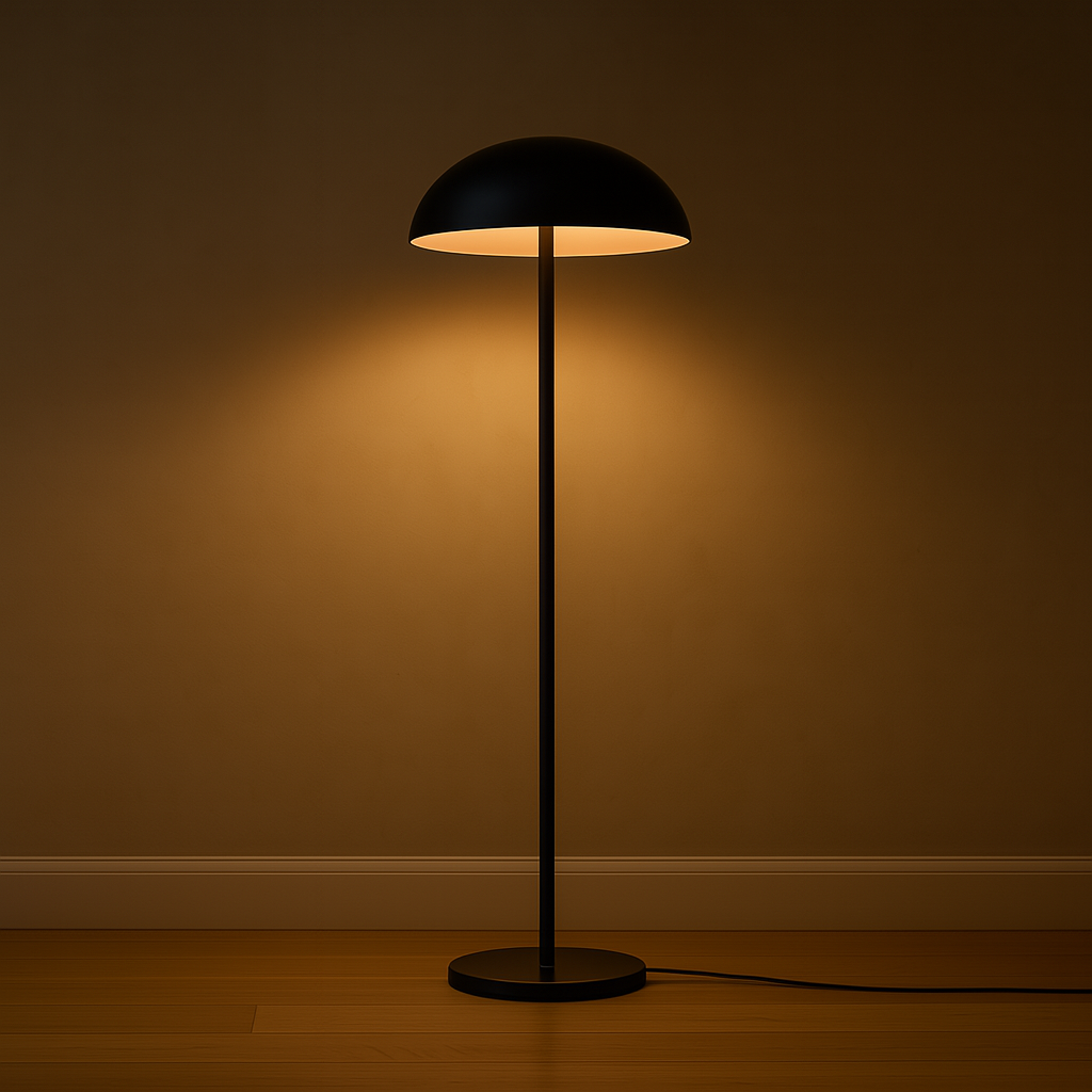 Mushroom Floor Lamp  black