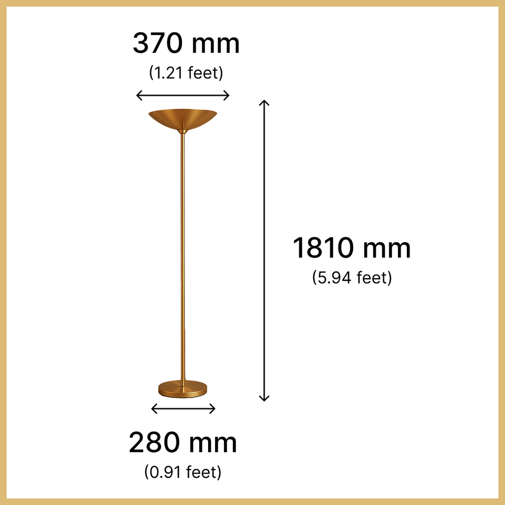 Classic Brass Uplight