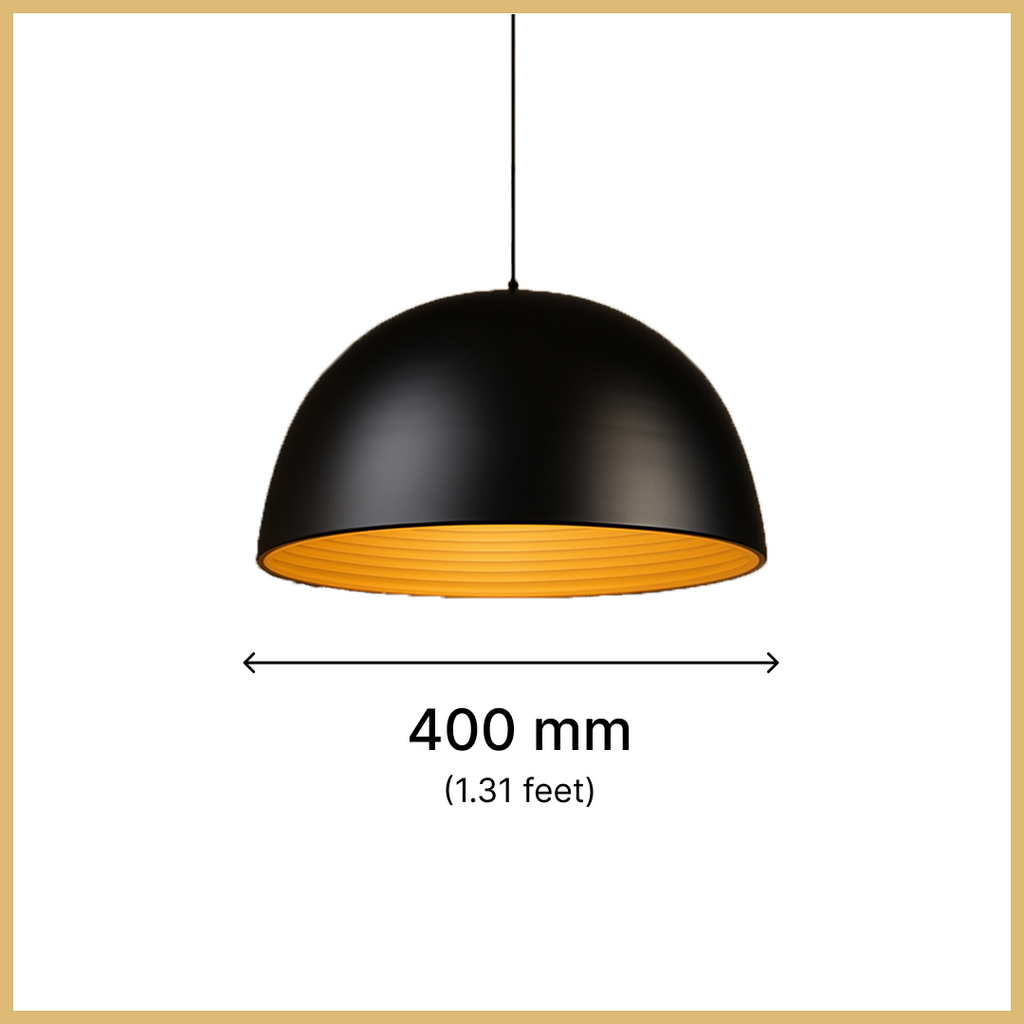 Duncan Pendant Black (Small)
