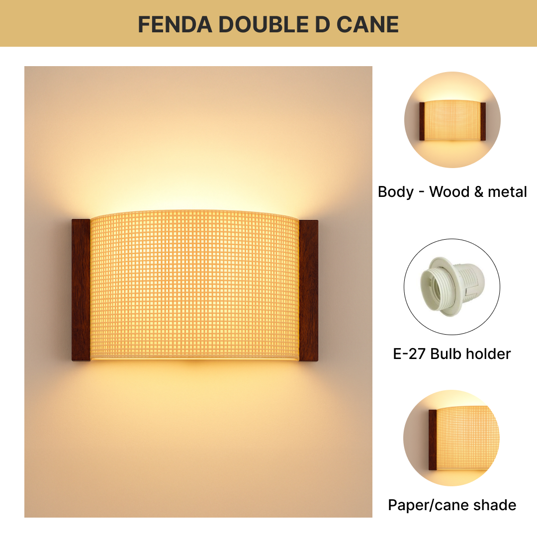 Fenda Double D Cane (Double D-Type Cane Wall Bracket)