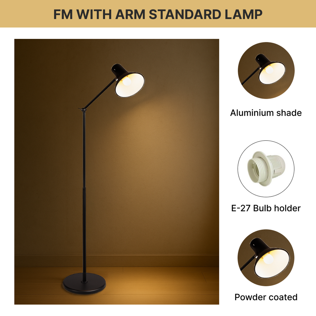 FM With ARM Standard Lamp