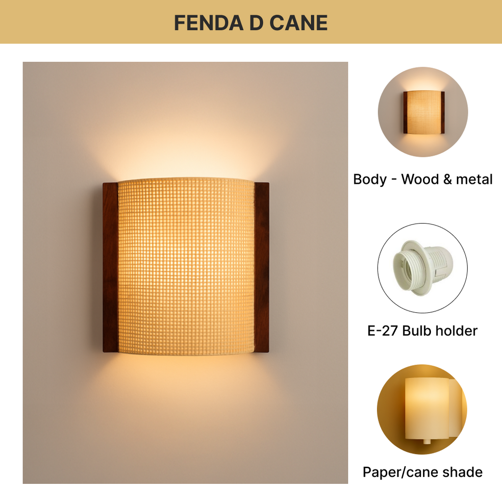 Fenda D cane (D-Type Cane Wall Bracket)