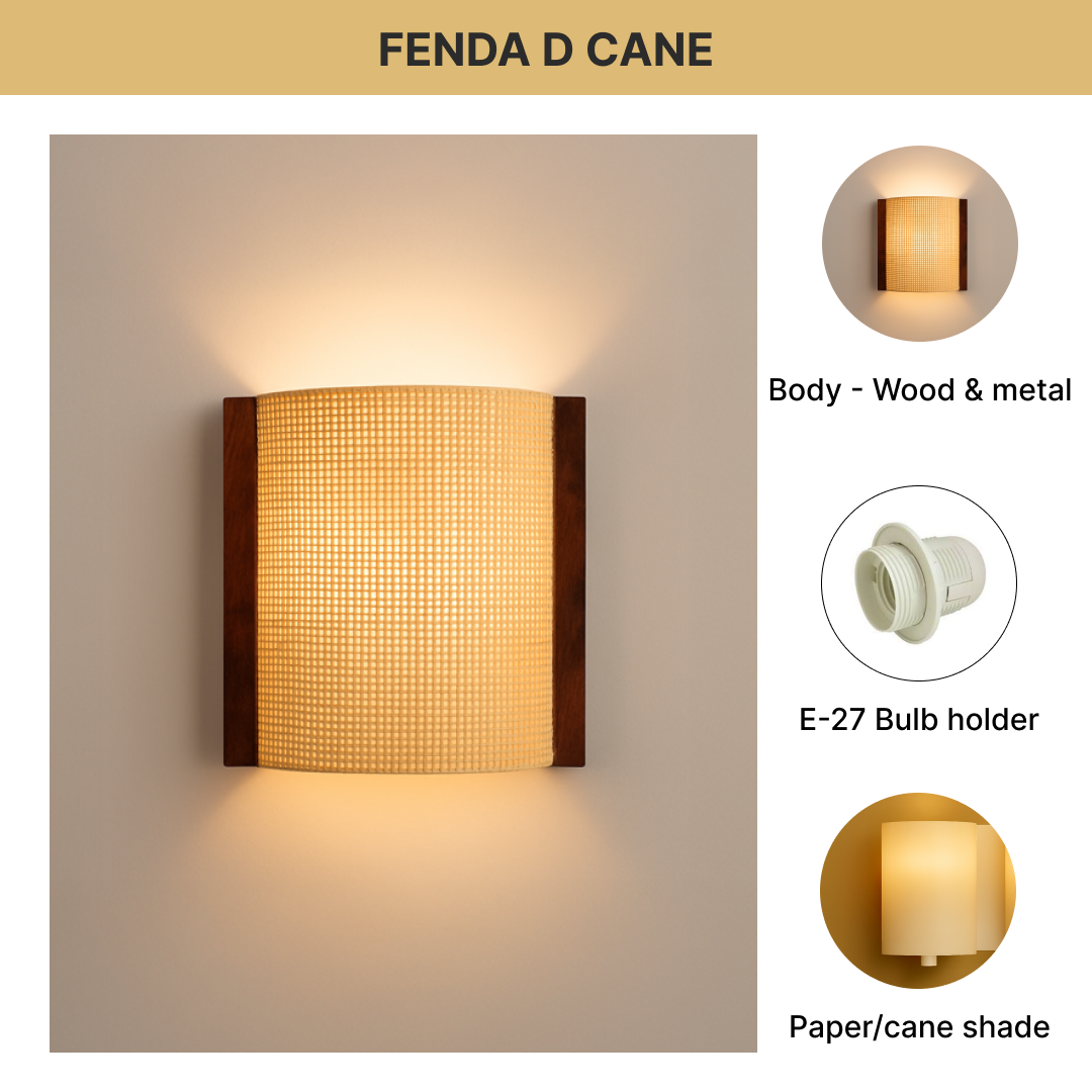 Fenda D cane (D-Type Cane Wall Bracket)