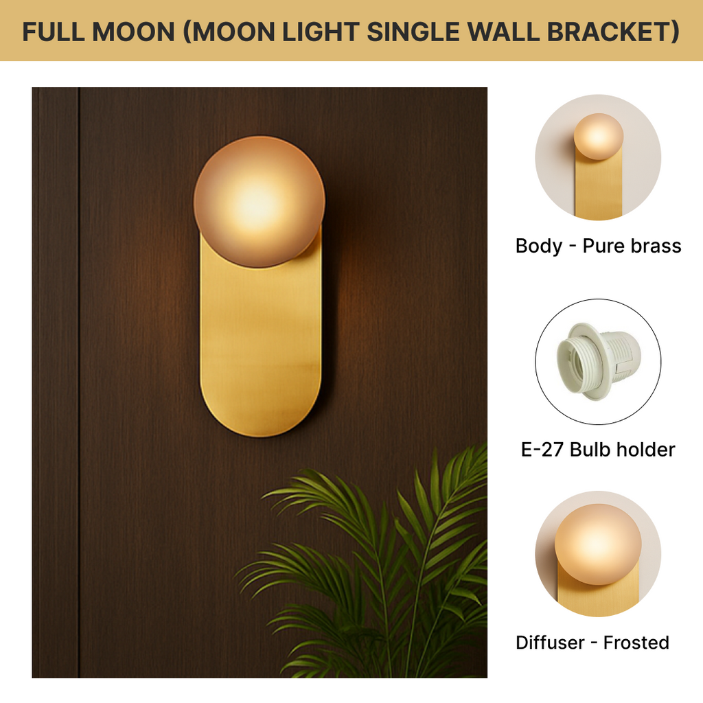 Full Moon Tray (Moon Light Single Wall Bracket)