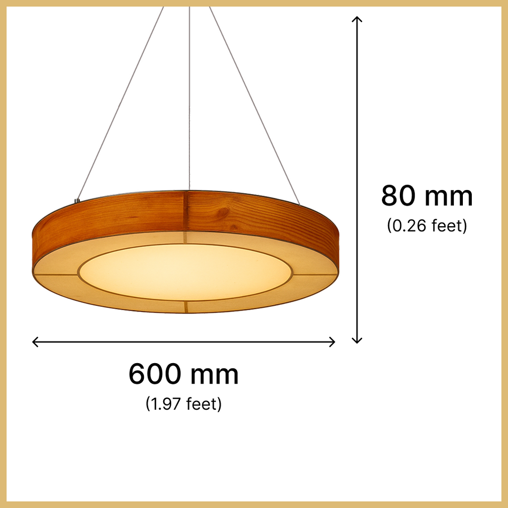 Orion Ring Paper Pendant