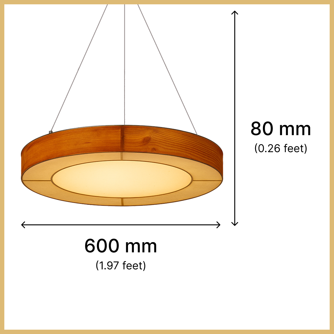 Orion Ring Paper Pendant