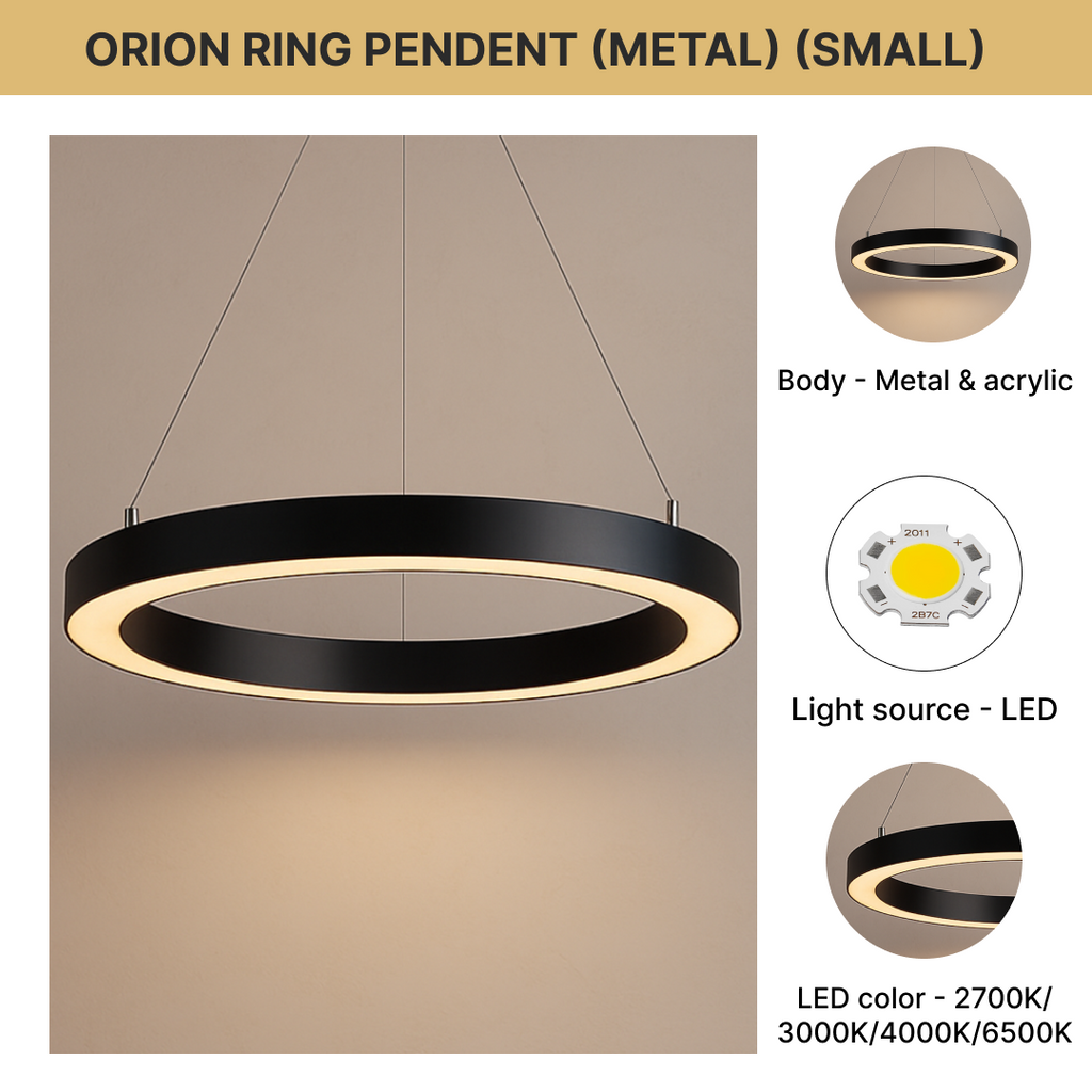Orion Ring Pendant (Metal) (Small)