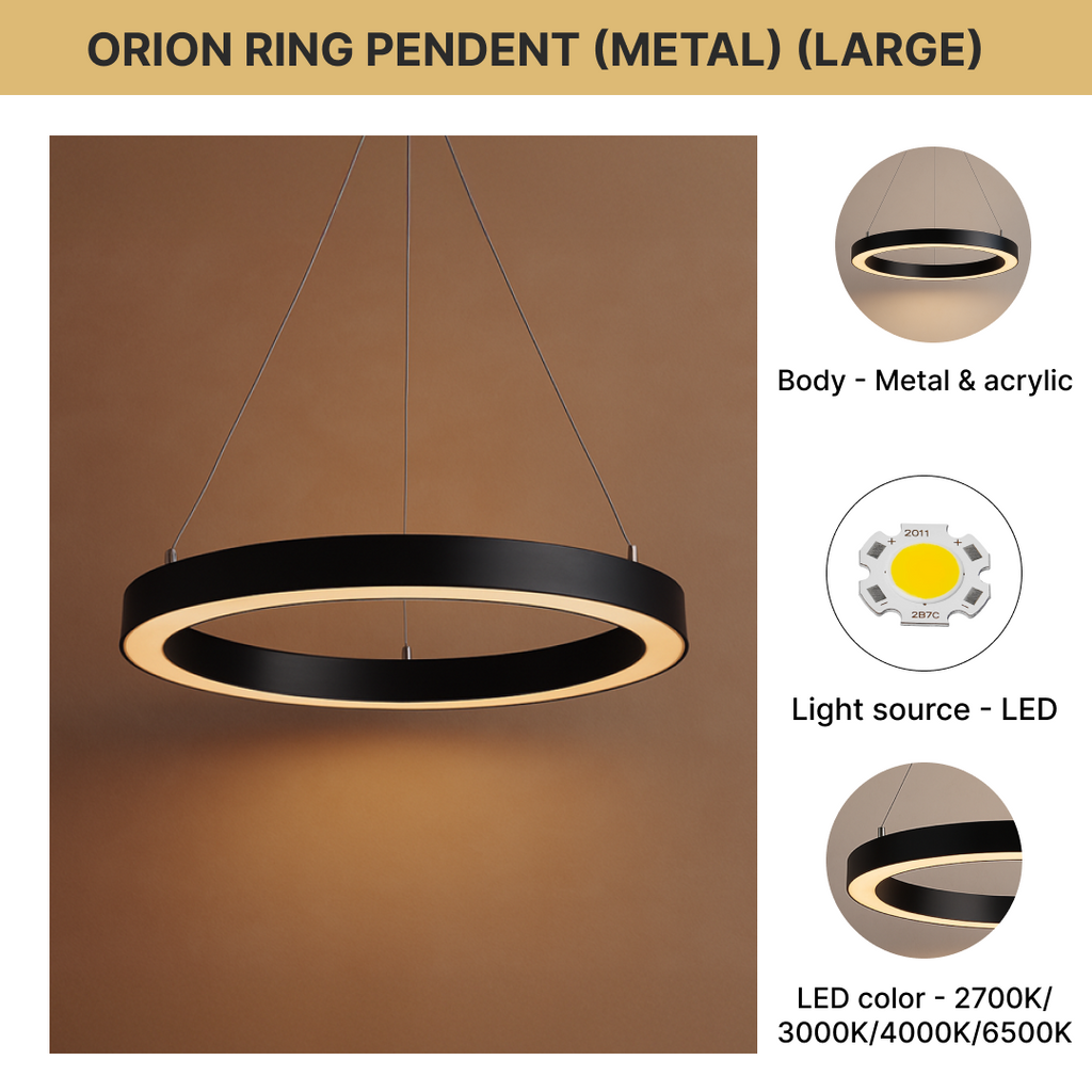Orion Ring Pendant (Metal) ( Large)