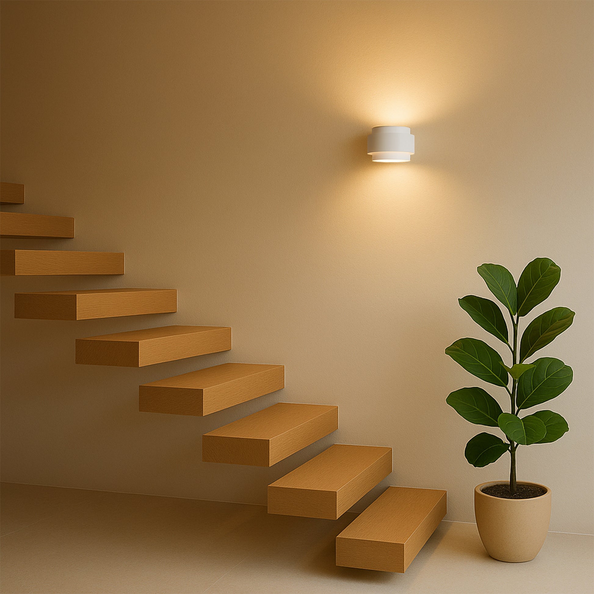 Round Stairway Wall Bracket