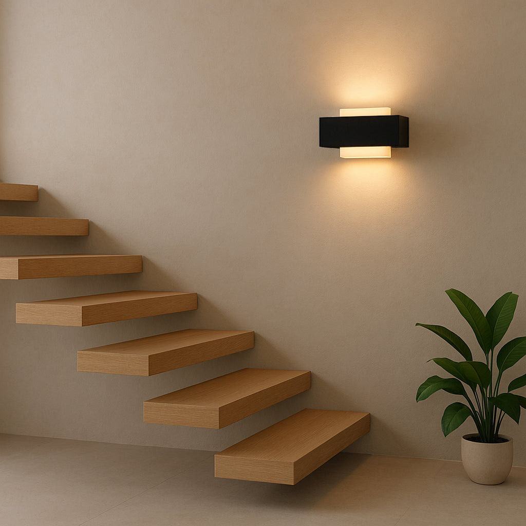 Single Stairway Square Wall Bracket