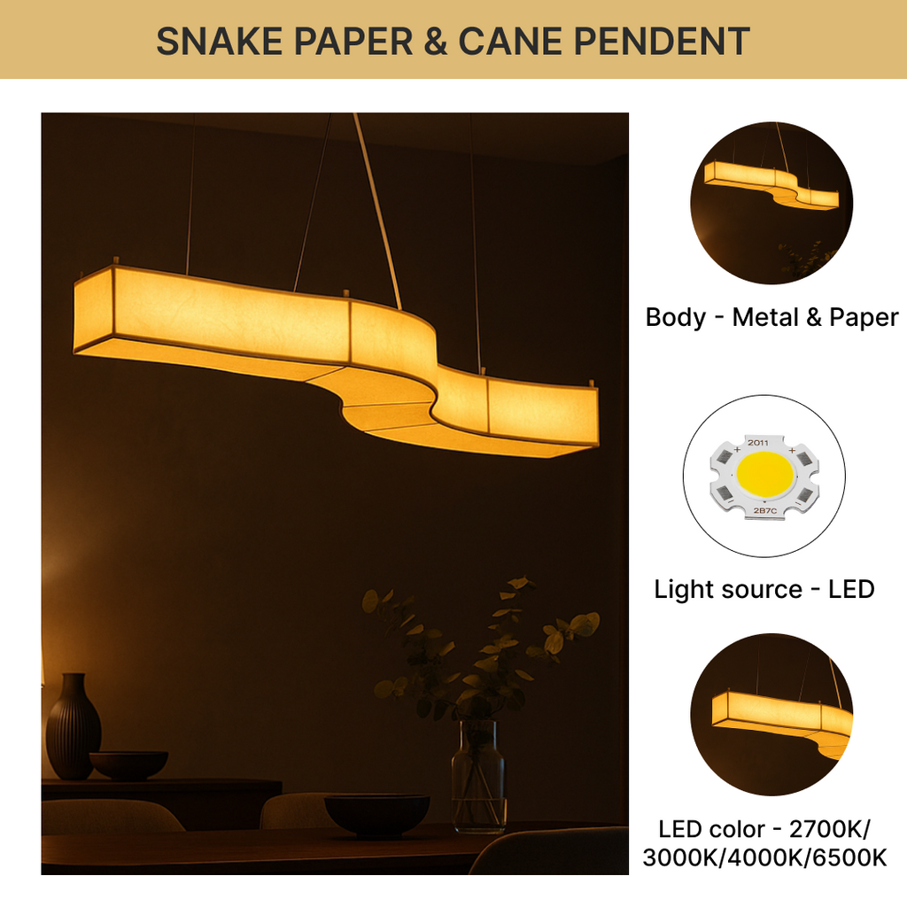 Snake Paper  Pendant