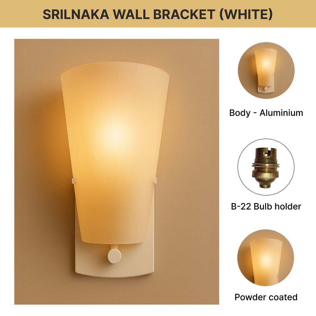 Srilnaka Wall Bracket (White)