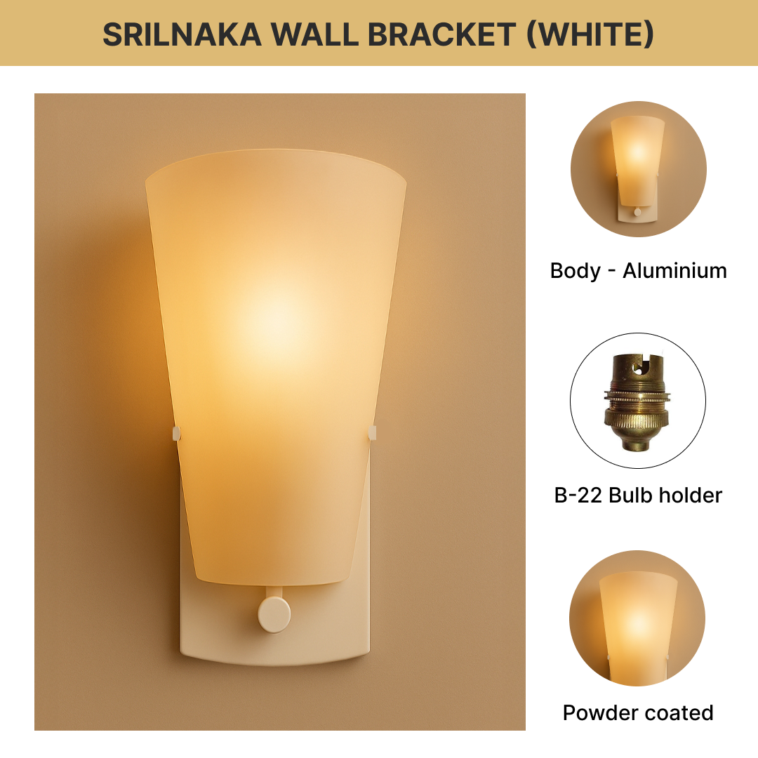 Srilnaka Wall Bracket (White)