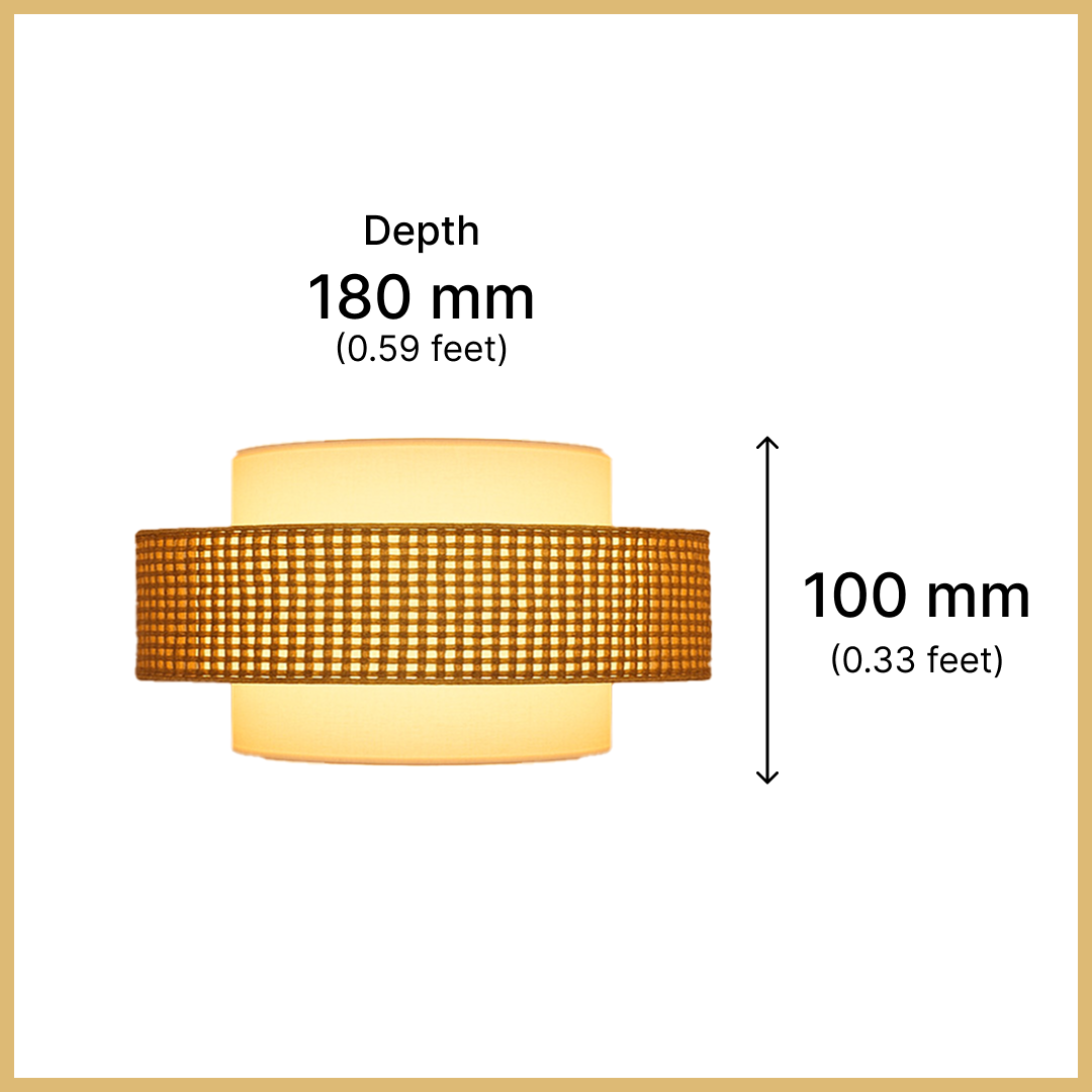 Stairway single round paper + cane