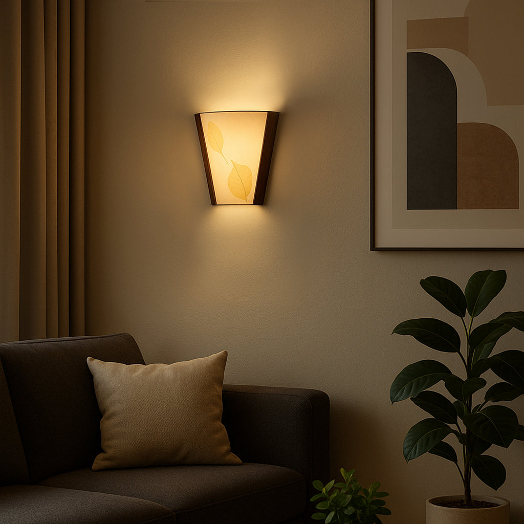 Fenda V paper + leaf (V-Type Paper & Leaf Wall Bracket With Leaf)
