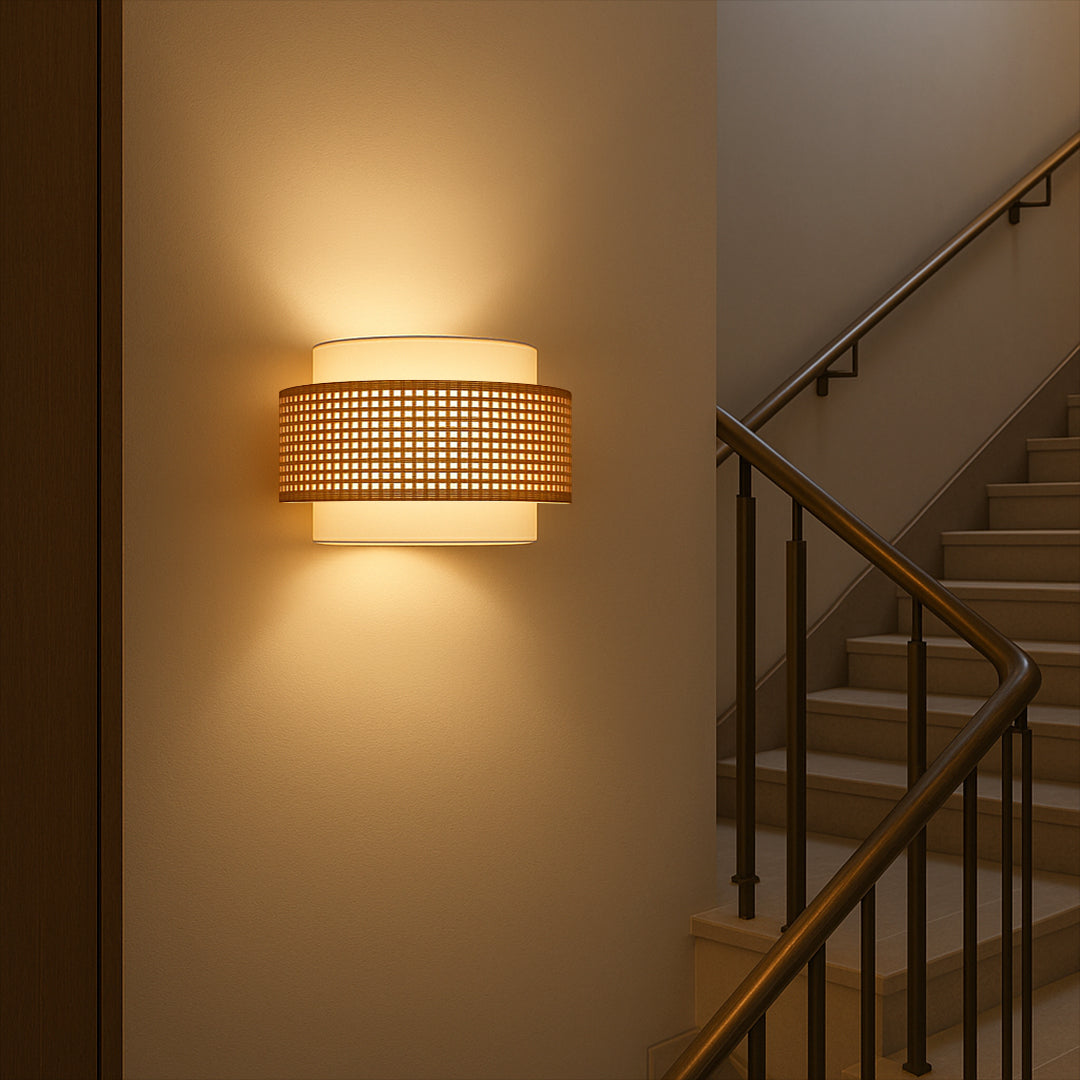 Stairway single round paper + cane
